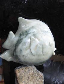 Hilary Archer - Angel fish - soapstone